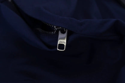 Dolce & Gabbana Blue Chinos Cotton Stretch Casual Shorts by Dolce & Gabbana