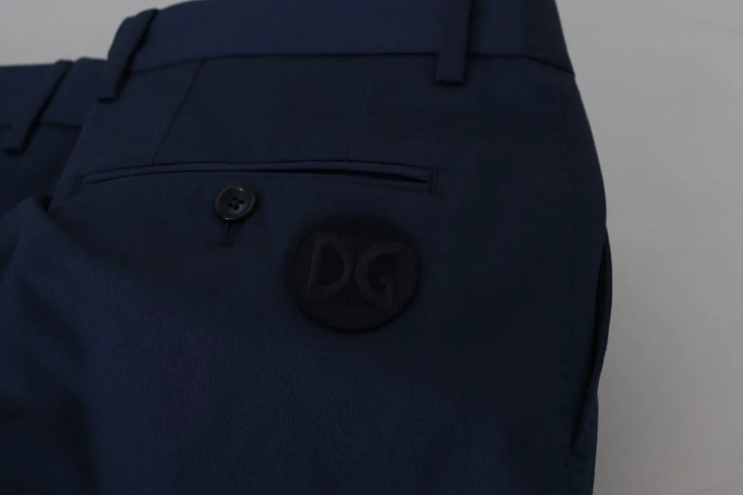 Dolce & Gabbana Blue Chinos Cotton Stretch Casual Shorts by Dolce & Gabbana