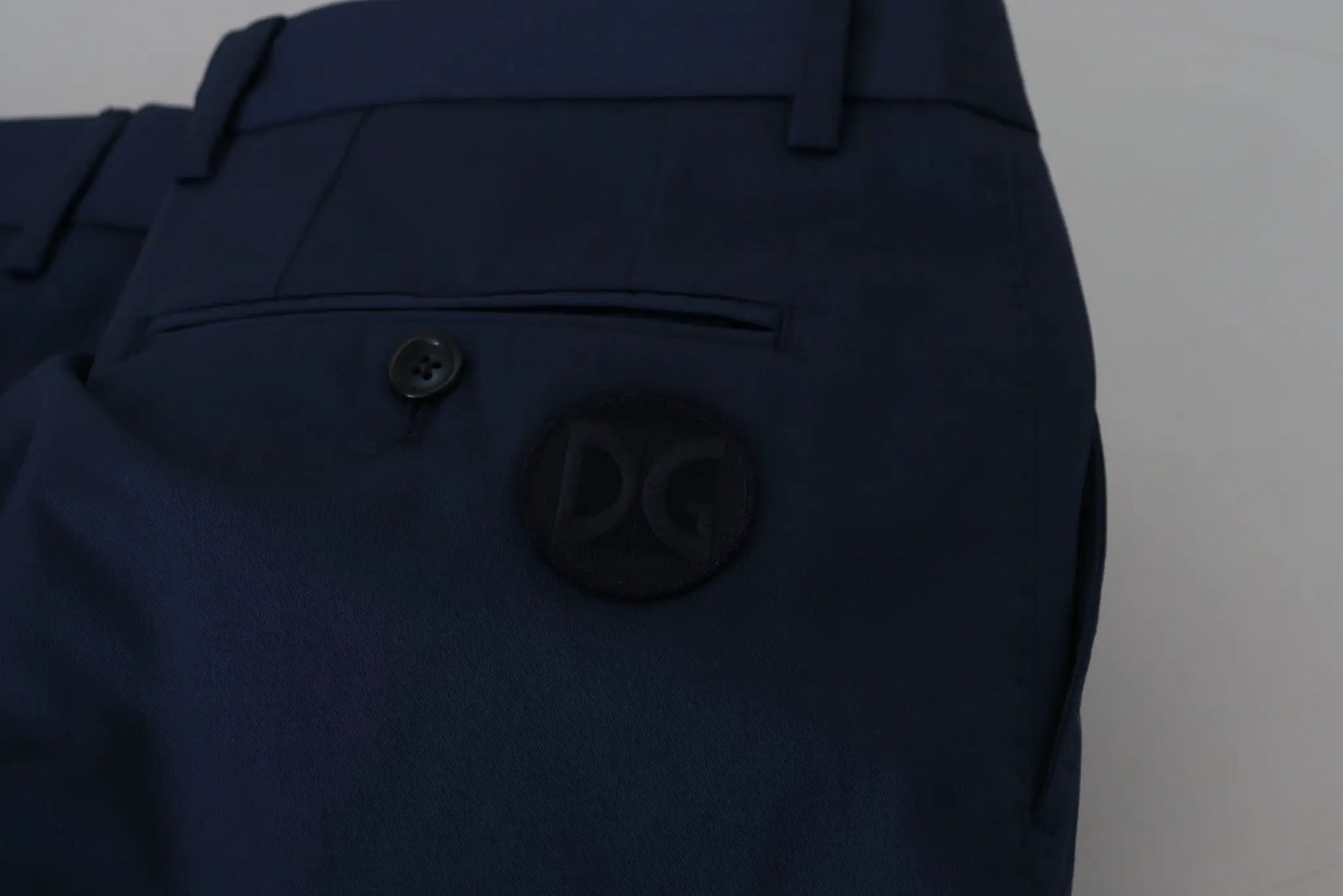 Dolce & Gabbana Blue Chinos Cotton Stretch Casual Shorts by Dolce & Gabbana