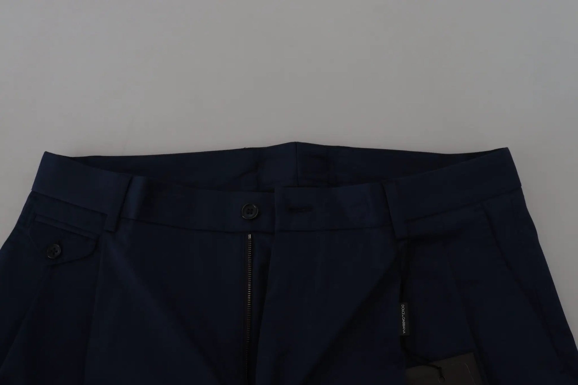 Dolce & Gabbana Blue Chinos Cotton Stretch Casual Shorts by Dolce & Gabbana