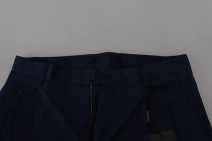 Dolce & Gabbana Blue Chinos Cotton Stretch Casual Shorts by Dolce & Gabbana