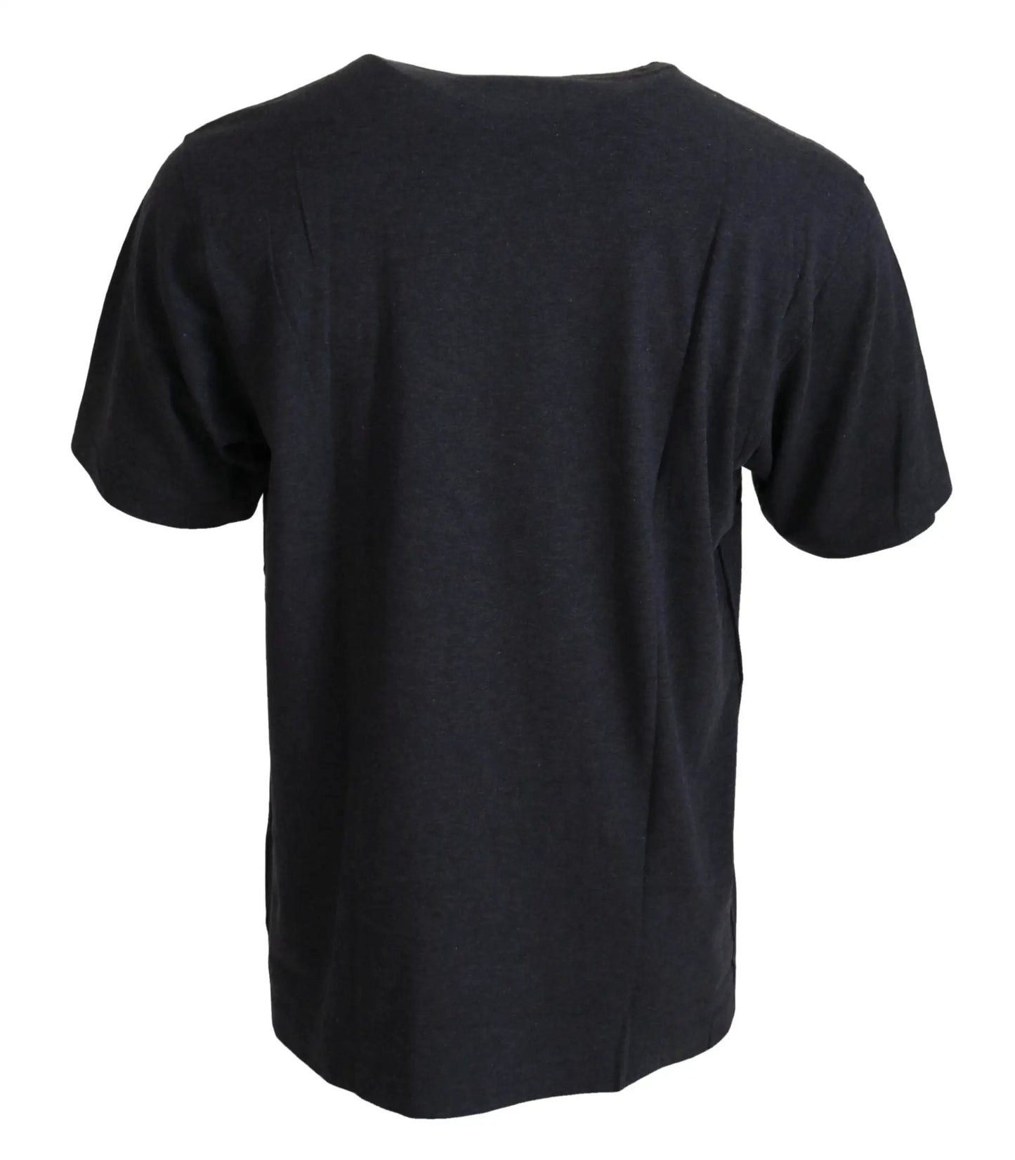 Dolce & Gabbana Gray Crewneck Cotton Short Sleeve T-shirt by Dolce & Gabbana