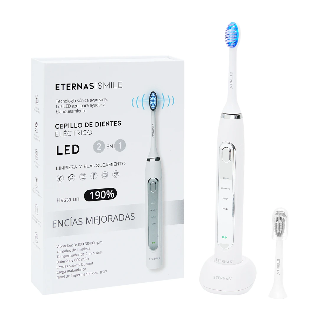 Cepillo de Dientes Eléctrico LED 2 en 1 by Eternas