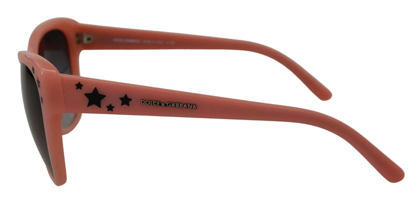 Dolce & Gabbana Pink Acetate Frame Stars Embellishment DG4124 Sunglasses by Dolce & Gabbana