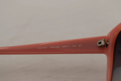 Dolce & Gabbana Pink Acetate Frame Stars Embellishment DG4124 Sunglasses by Dolce & Gabbana