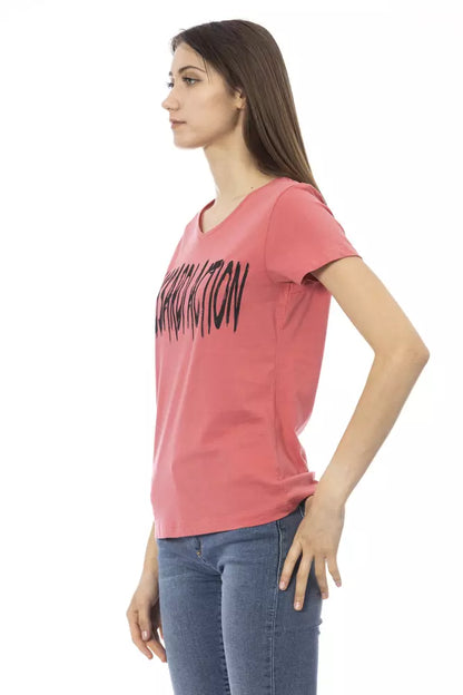 T-shirt Trussardi Action femme en coton et viscose multicolore – TR-23091