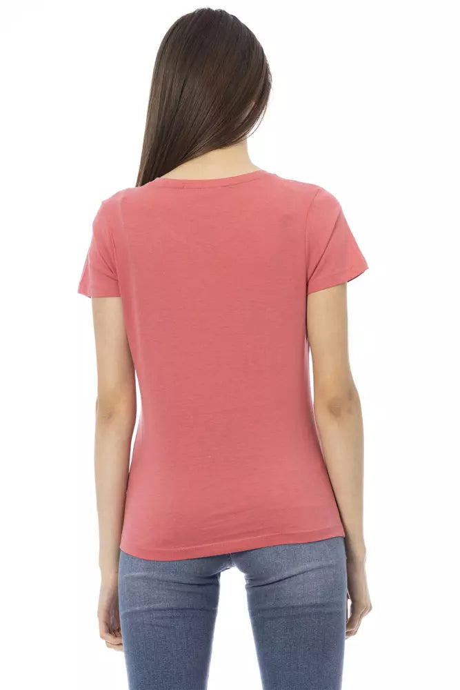 T-shirt Trussardi Action femme en coton et viscose multicolore – TR-23091