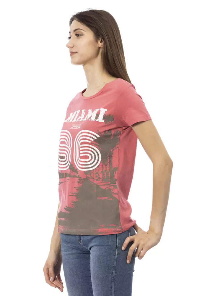 Dames T-shirt Trussardi Action van katoen en viscose in meerdere kleuren – TR-23084