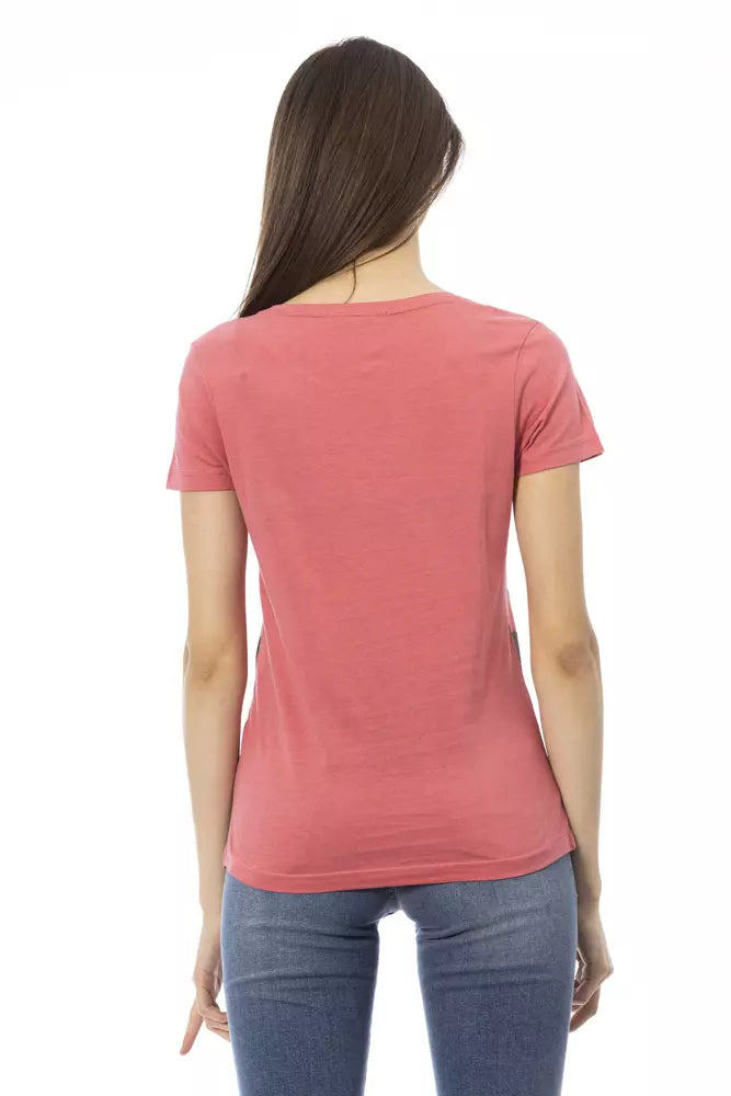 Dames T-shirt Trussardi Action van katoen en viscose in meerdere kleuren – TR-23084