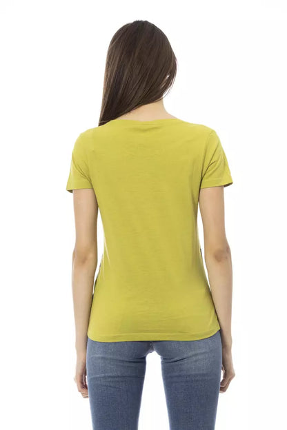 T-shirt Trussardi Action femme en coton et viscose vert – TR-23085