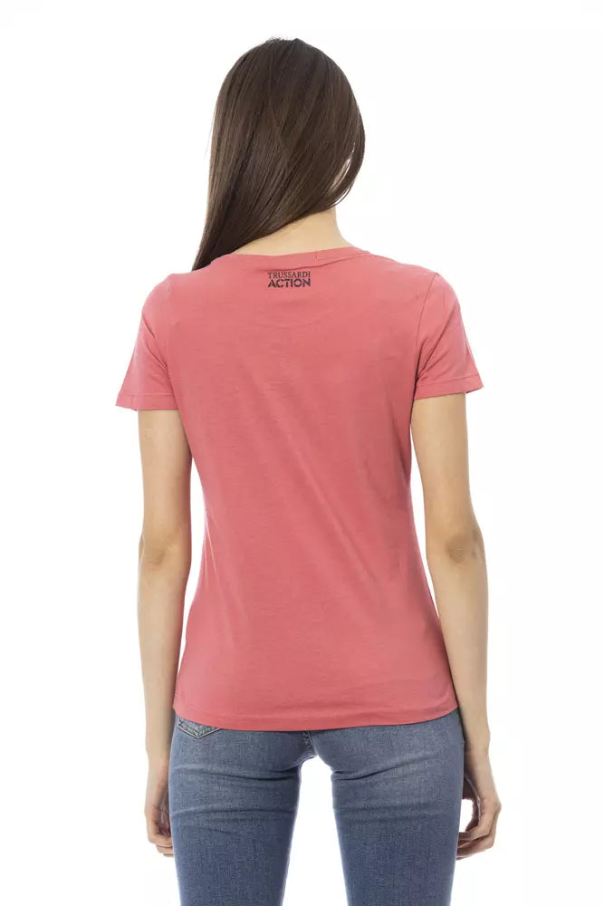 T-shirt Trussardi Action femme en coton et viscose multicolore – TR-23030