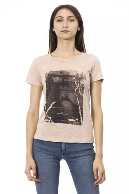 T-shirt Trussardi Action femme en coton et viscose multicolore – TR-23023