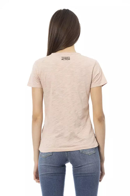 T-shirt Trussardi Action femme en coton et viscose multicolore – TR-23023