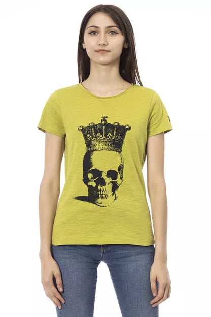 T-shirt Trussardi Action femme en coton et viscose vert – TR-23057