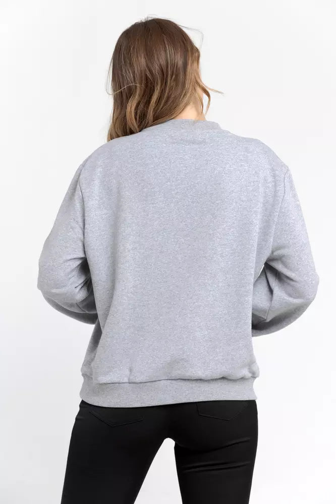Sweat-shirt Trussardi femme en coton gris – TR-21544