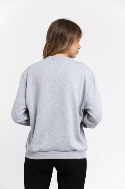 Sweat-shirt Trussardi femme en coton gris – TR-21545