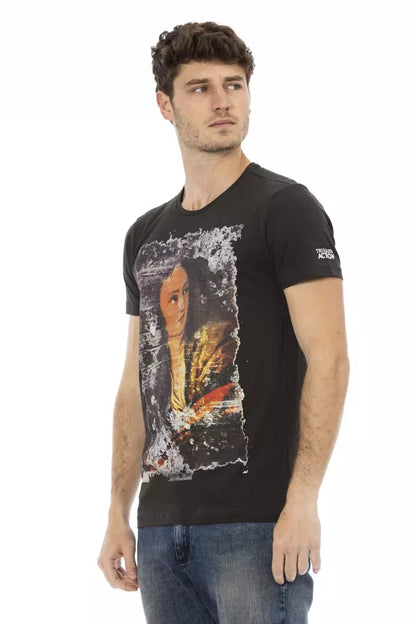 T-shirt Trussardi Action homme en coton et viscose noir – TR-22745