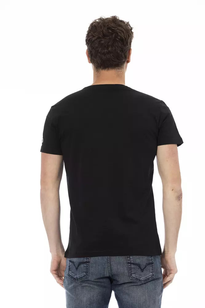 T-shirt Trussardi Action homme en coton et viscose noir – TR-22740