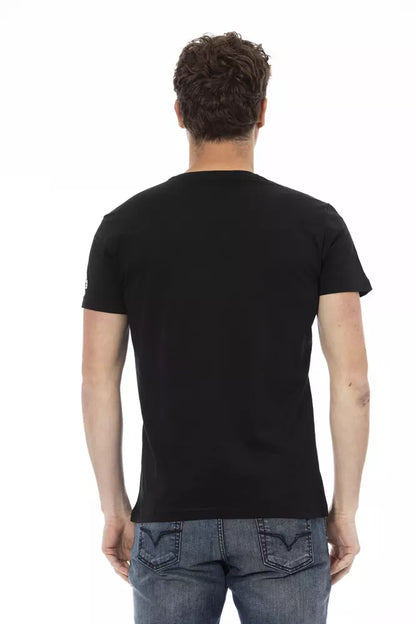 T-shirt Trussardi Action homme en coton et viscose noir – TR-22740