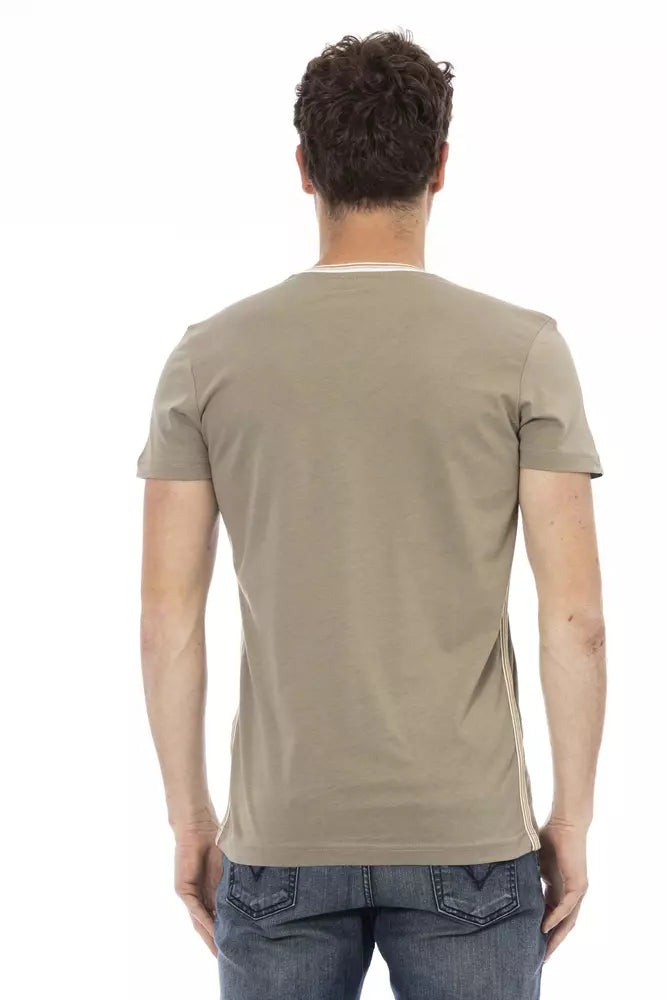T-shirt Trussardi Action homme en coton et viscose vert – TR-22748