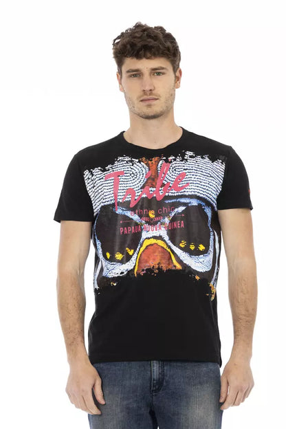 T-shirt Trussardi Action homme en coton et viscose noir – TR-22734