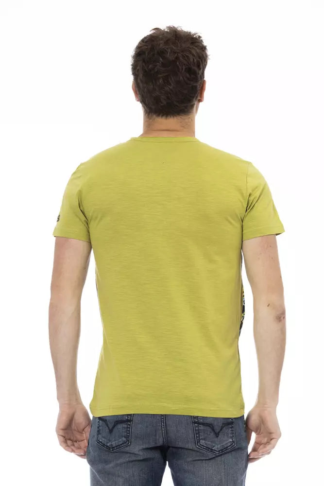 T-shirt Trussardi Action homme en coton et viscose vert – TR-22732