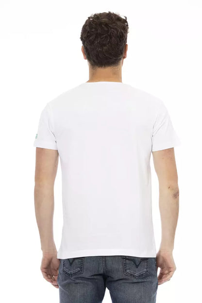 T-shirt Trussardi Action homme en coton et viscose blanc – TR-22694