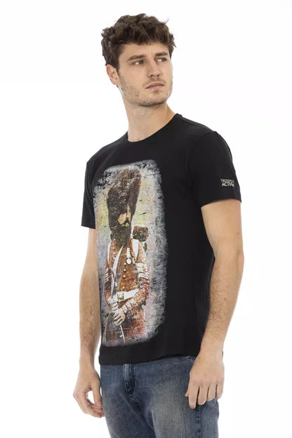 T-shirt Trussardi Action homme en coton et viscose noir – TR-22687