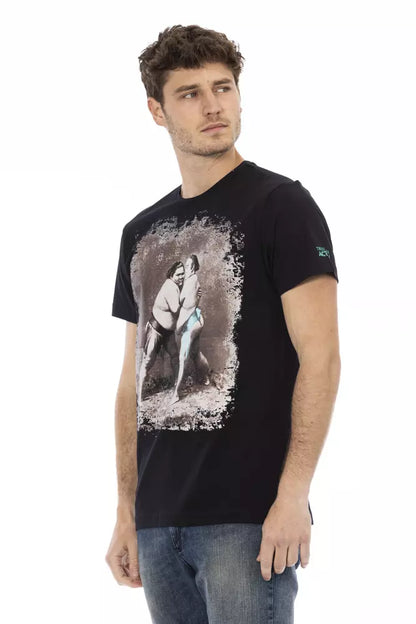 T-shirt Trussardi Action homme en coton et viscose noir – TR-22695