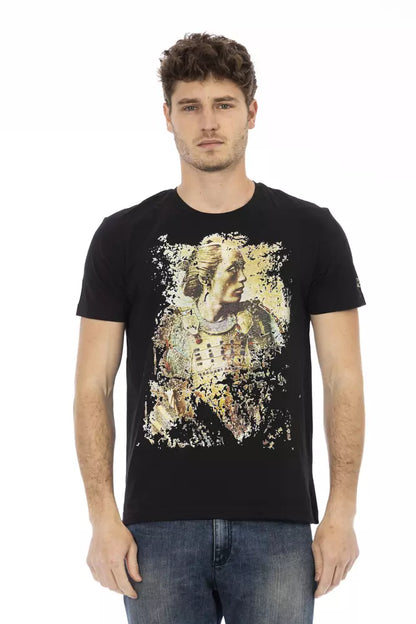 T-shirt Trussardi Action homme en coton et viscose noir – TR-22702