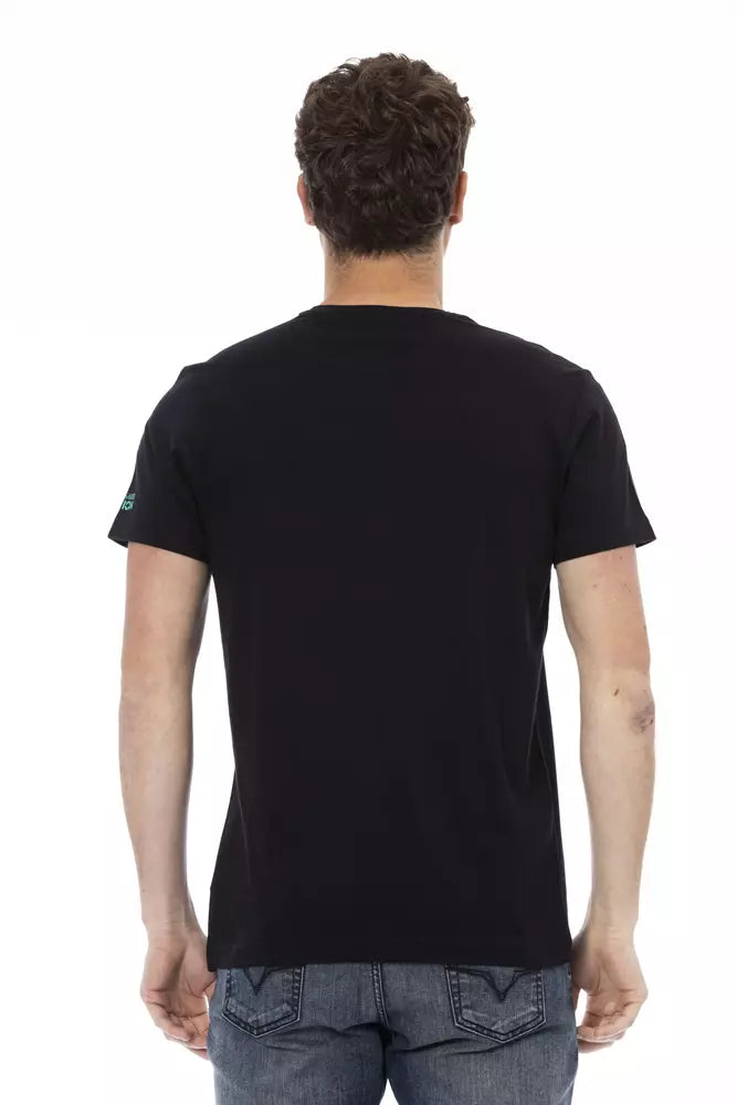 T-shirt Trussardi Action homme en coton et viscose noir – TR-22695