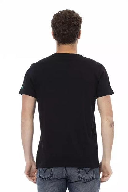 T-shirt Trussardi Action homme en coton et viscose noir – TR-22695