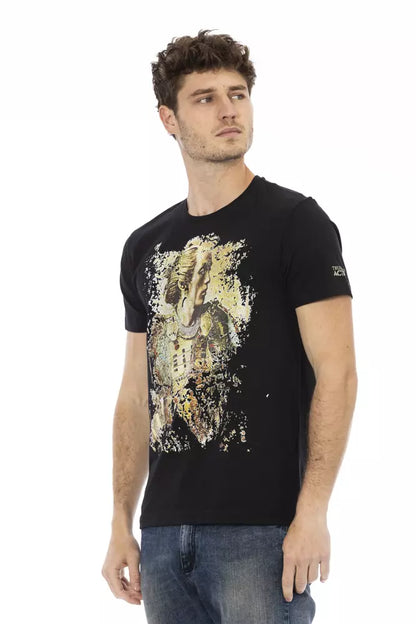 T-shirt Trussardi Action homme en coton et viscose noir – TR-22702