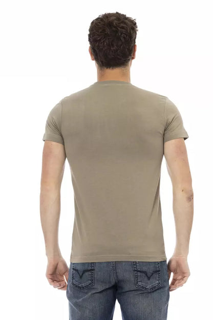 T-shirt Trussardi Action homme en coton et viscose vert – TR-22670