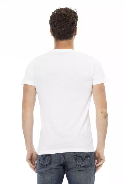 T-shirt Trussardi Action homme en coton et viscose blanc – TR-22674