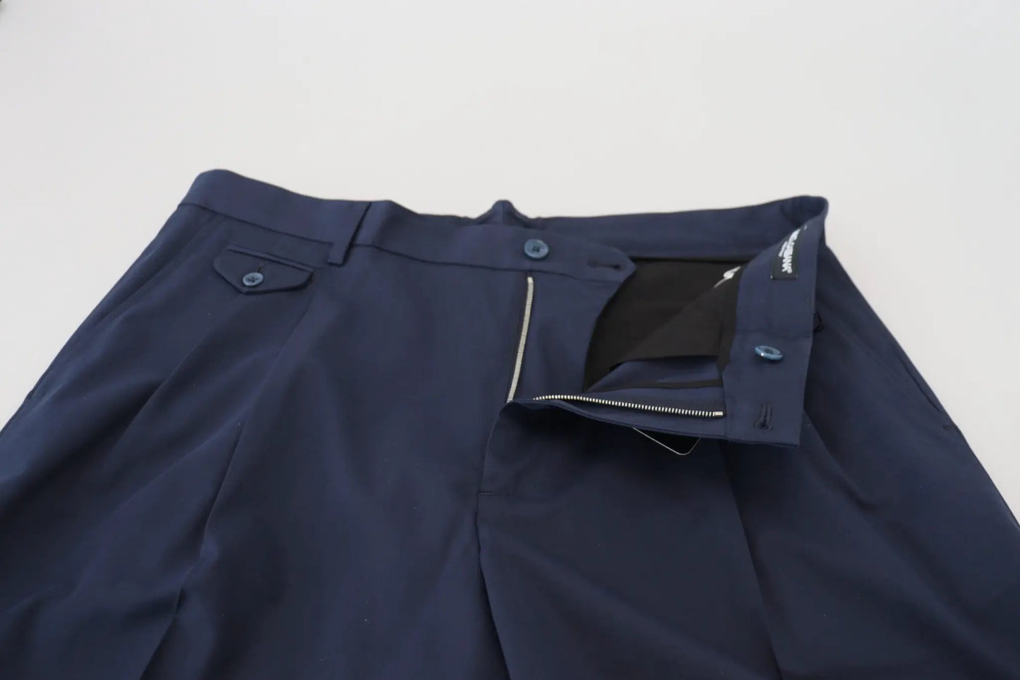 Dolce & Gabbana Blue Chinos Cotton Stretch Casual Shorts by Dolce & Gabbana