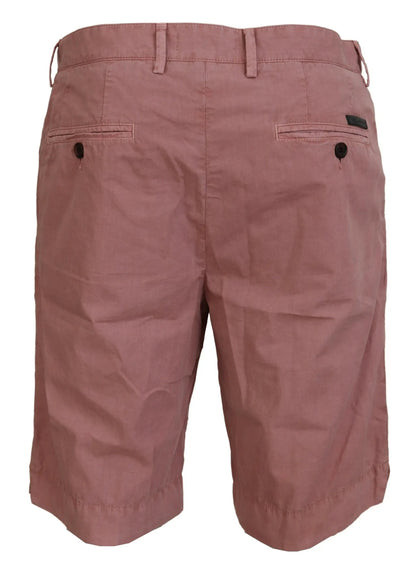 Dolce & Gabbana Pink Chinos Cotton Casual Mens Shorts by Dolce & Gabbana