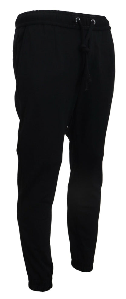 Jogging Dolce & Gabbana homme en laine noir – PAN74544