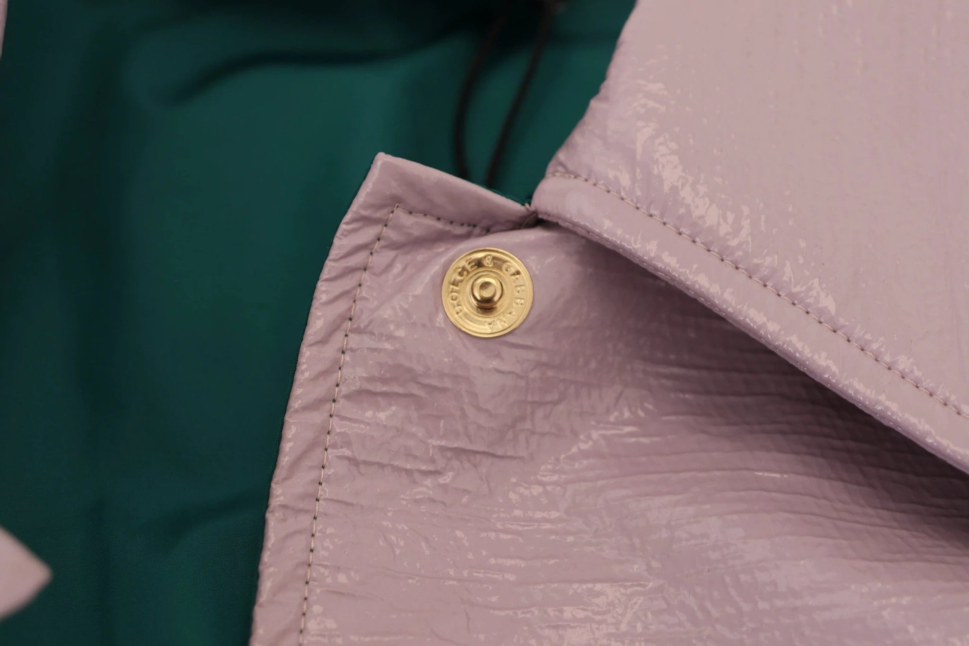 Dolce & Gabbana Purple Cotton Button Down Cropped Jacket by Dolce & Gabbana