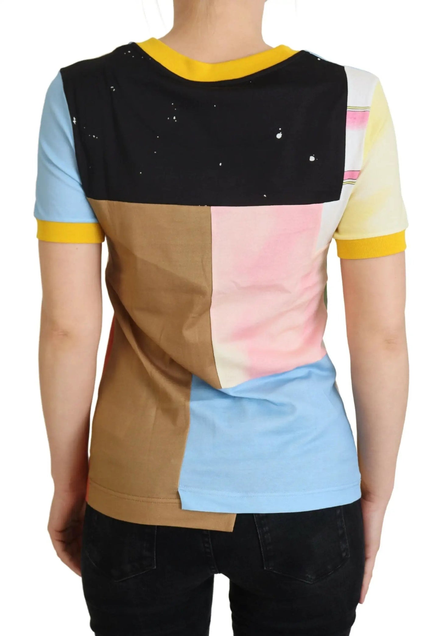 Dolce & Gabbana Multicolor Cotton DG Love Patchwork by Dolce & Gabbana