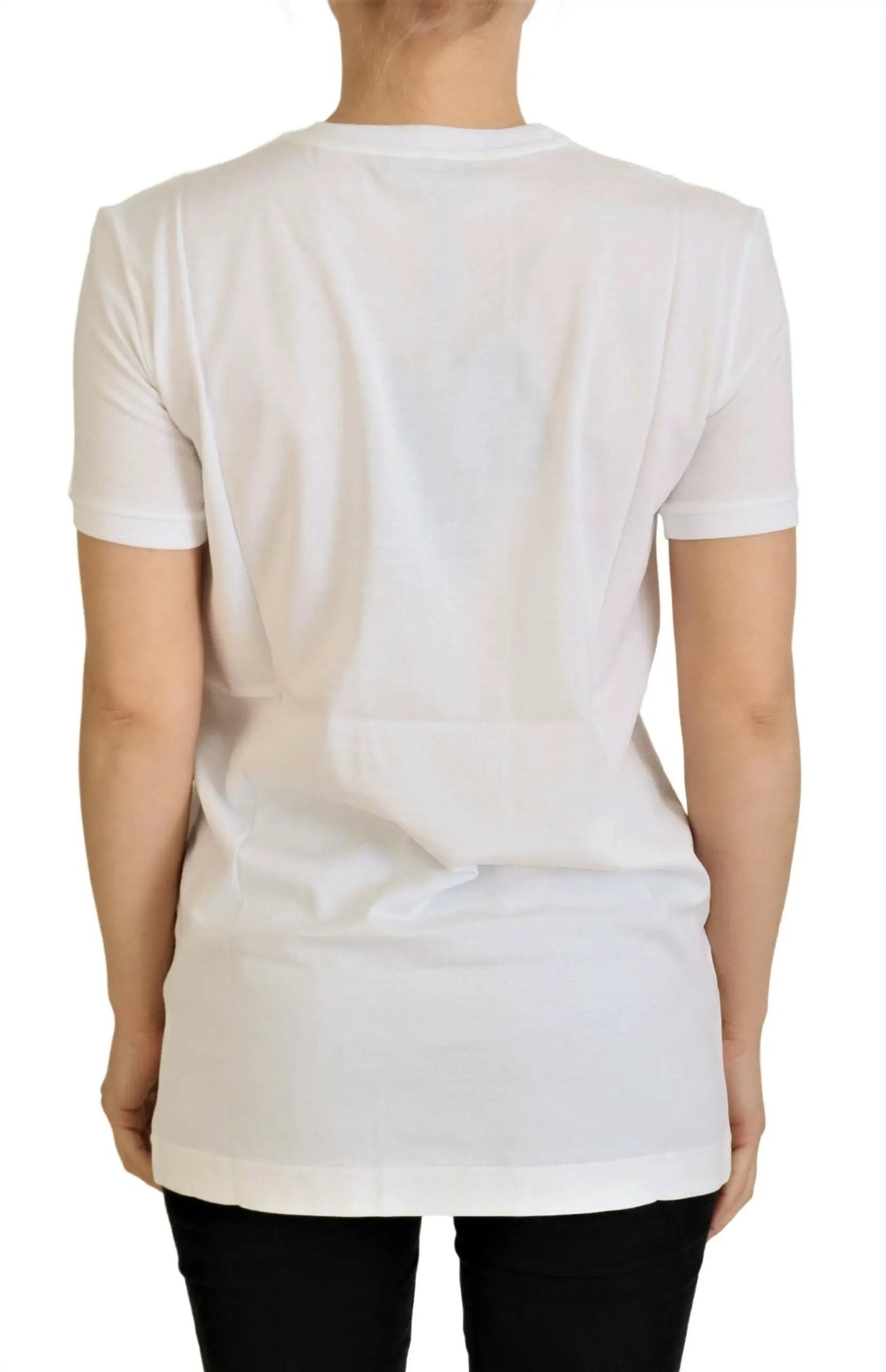 Dolce & Gabbana White Cotton DG Loves SUD T-shirt by Dolce & Gabbana