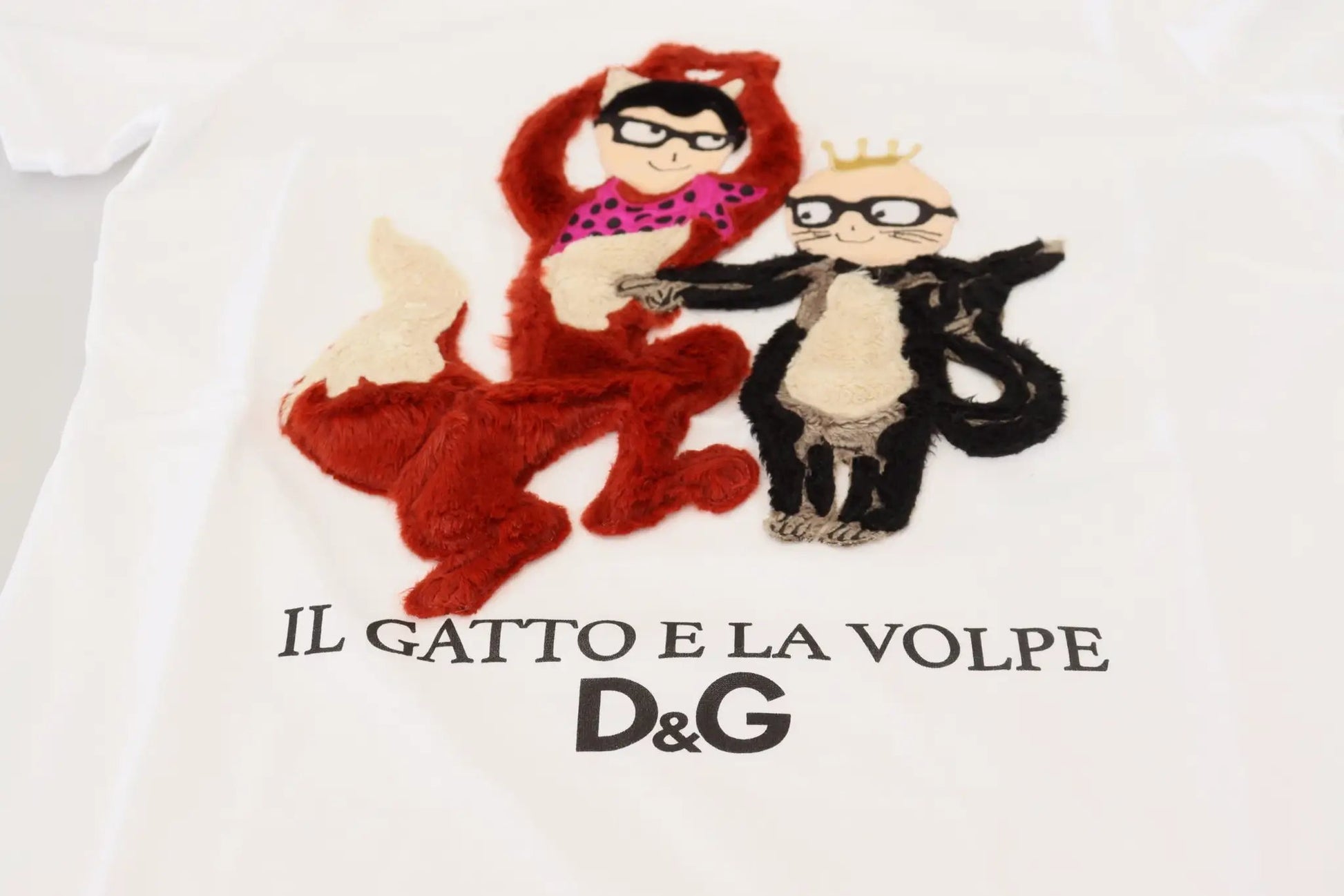 Dolce & Gabbana T-shirt Top White Textured Short Sleeve by Dolce & Gabbana