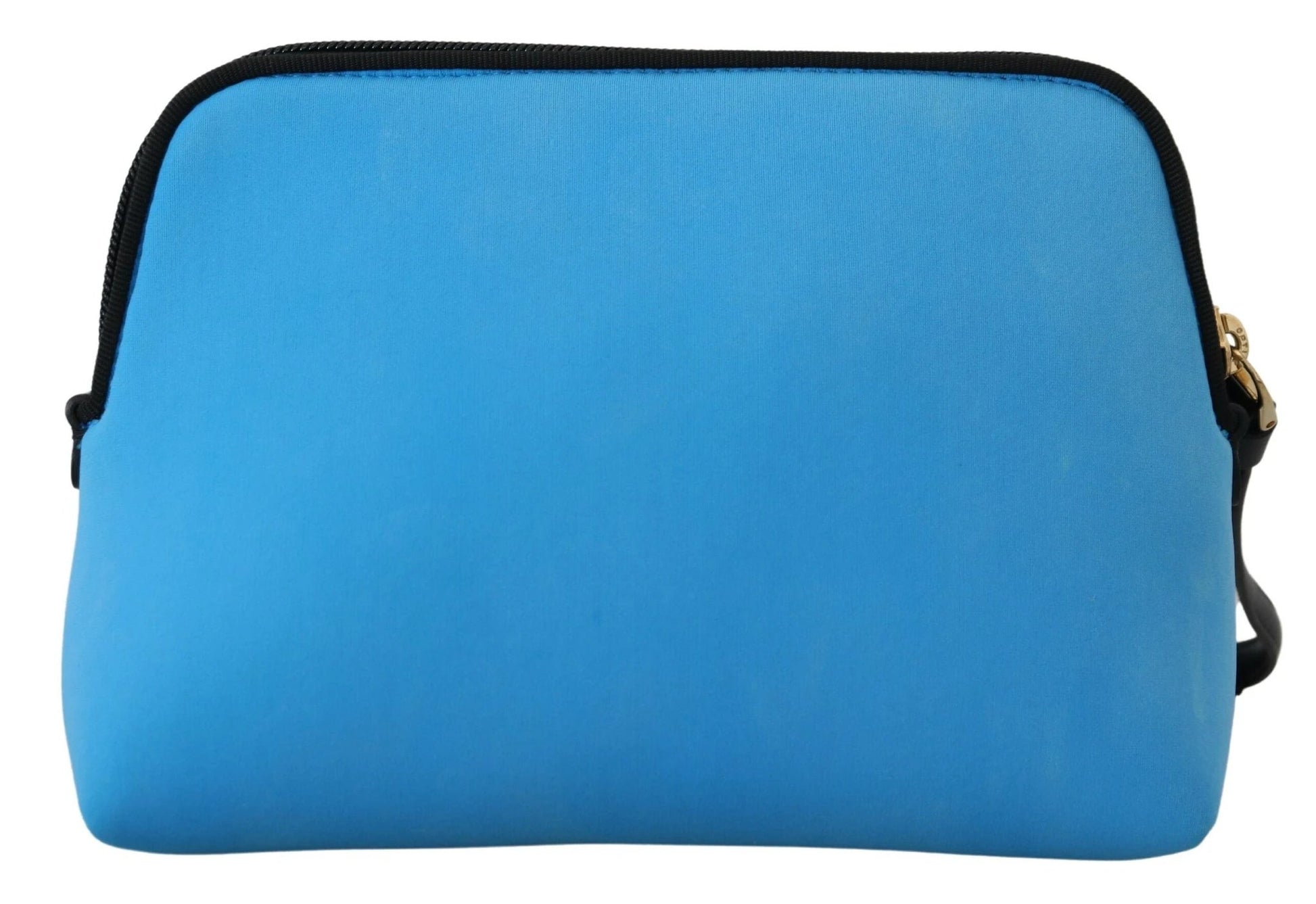 Dolce & Gabbana Blue Logo Print Hand Pouch Leopard Print Toiletry Bag by Dolce & Gabbana