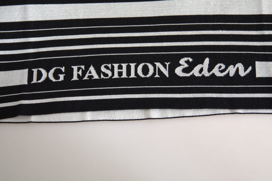 T-shirt col rond Dolce & Gabbana DG Fashion en coton blanc imprimé – TSH8089