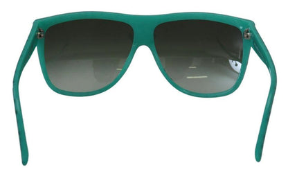 Dolce & Gabbana Green Stars Acetate Square Shades Sunglasses by Dolce & Gabbana