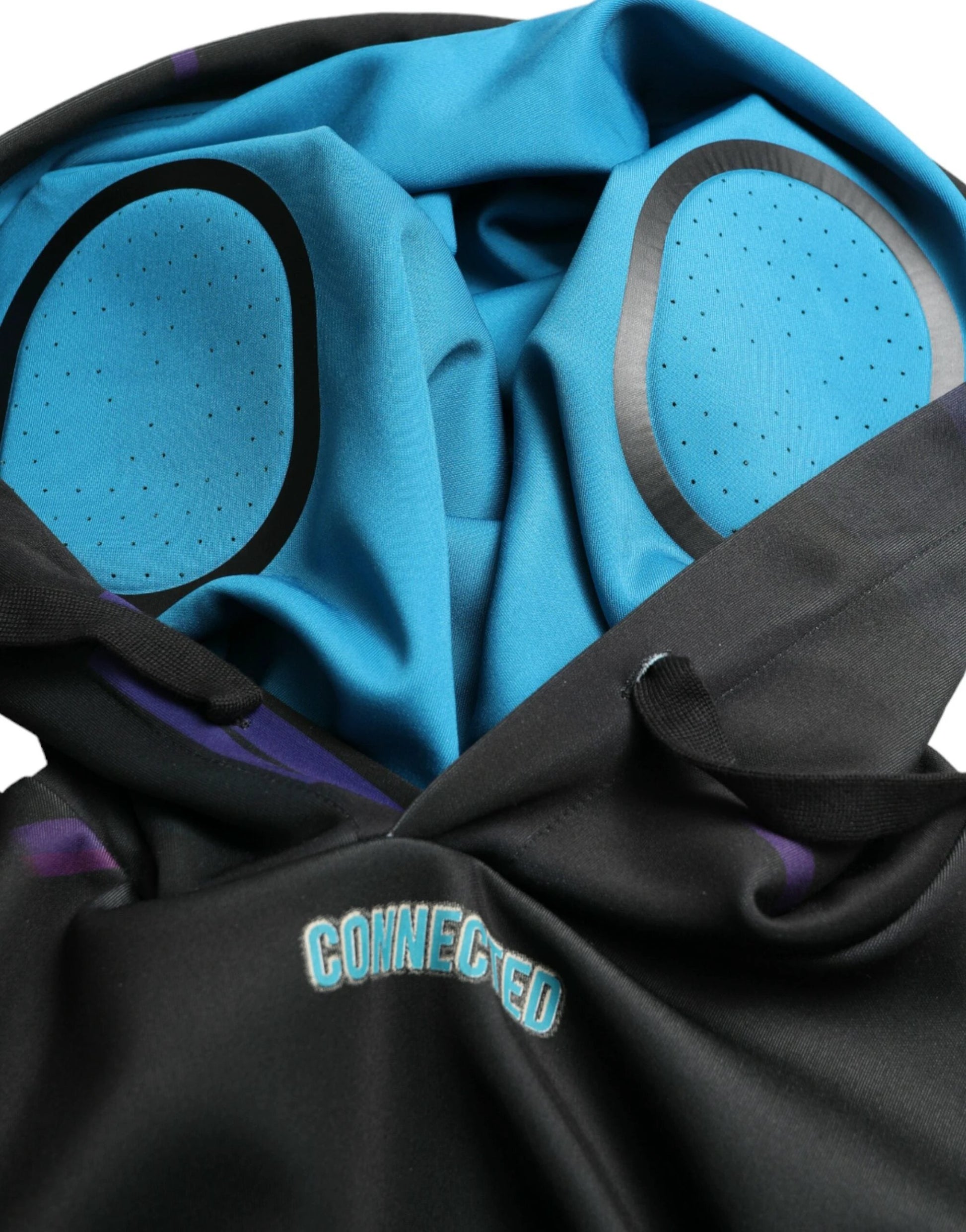 Dolce & Gabbana Black Logo Print Hooded Sweatshirt Sweater by Dolce & Gabbana