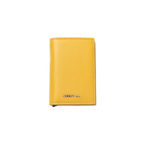 Cerruti 1881 Yellow Calfskin Men Wallet by Cerruti 1881