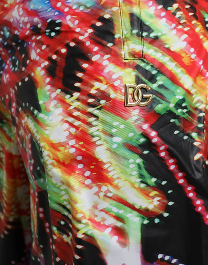 Dolce & Gabbana Multicolor Luminarie Print Men Bermuda Shorts by Dolce & Gabbana