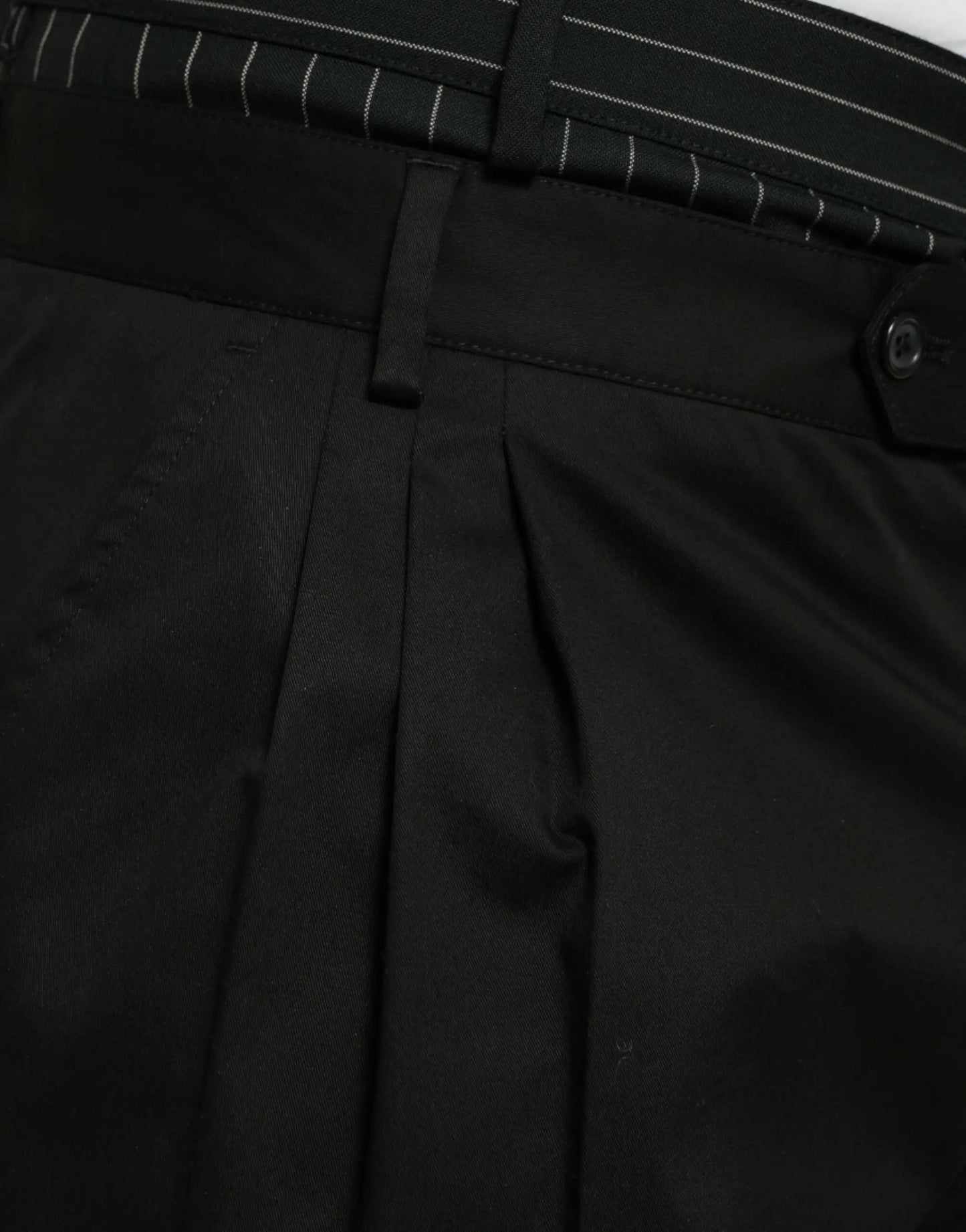 Dolce & Gabbana Black Cotton Stretch Cargo Bermuda Shorts by Dolce & Gabbana