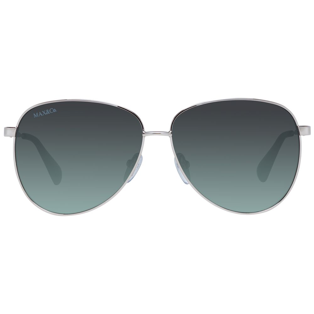 Lunettes de soleil Max & Co femme aviateur en métal or rose – MA-1047117